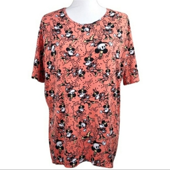 Lularoe Irma Minnie Mouse Print Tunic Sz 2XL - Picture 1 of 6